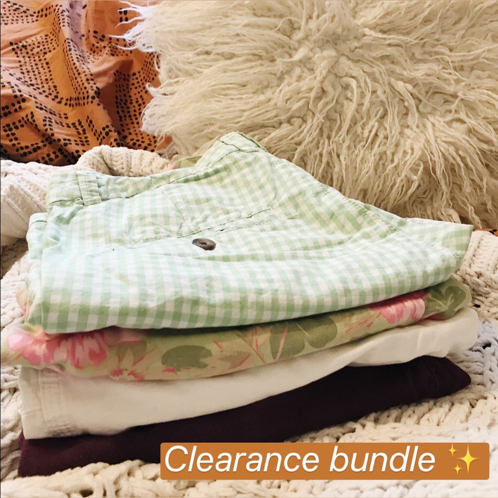 ‼️Clearance Set of 4 Shorts Bundle Size 6/8 Medium